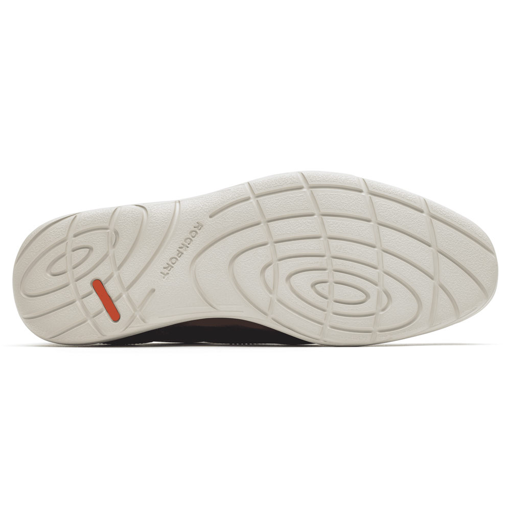 Oksfordki Rockport Męskie Brązowe - Garett Plain Toe - HE0764981